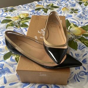 Authentic Christian Louboutin flats Paulina